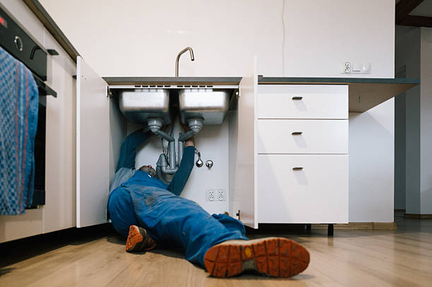 Professional Drain Cleaning technician working in Gibsonville, NC